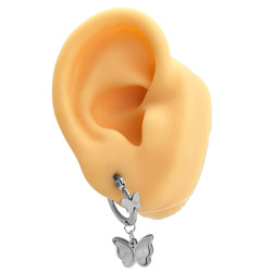 BLISTER X12 PARES FONDO NEGRO Y TIPO NACAR MOTIVOS SURTIDOS C:8001 EN ARGOLLA CHATA DE 15MM ARO