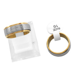 DORADO C/ ACERO CAJA X36 GIRATORIO PADRE NUESTRO ANILLO