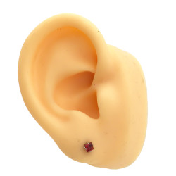 X6 PARES EGARZADO CUADRADO DOS TAMAÑOS COLOR: CRISTAL - ROSA - ROJO OPCION: AM-08 NO A ELECCION ARO