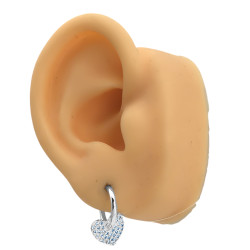 3 PARES TOTAL (ESTRELLA - CORAZON - MARIPOSA) C/ MICROPAVE EN BISAGRA 12MM AROS