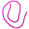4MM FUCSIA TRASLUCIDO CUENTA FACETADA PERFORADA VIDRIO TIRA