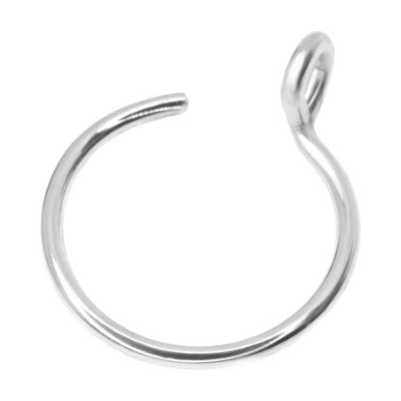 UNIDAD 10MM FALSA ARGOLLITA FINA DE NARIZ PIERCING