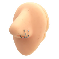 10MM DOBLE SIN FIN DE NARIZ PIERCING