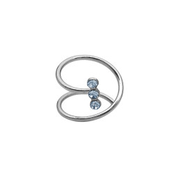 LINEA TRES CUBIC 10MM SIN FIN DE NARIZ PIERCING