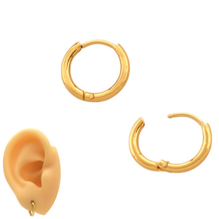 DORADO PAR BISAGRA 10 MM INTERNO ARGOLLA ARO