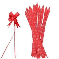 15*250MM ROJO C/ CORAZONES...