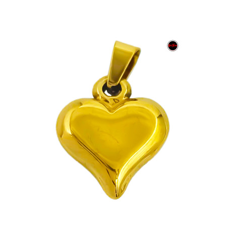 DORADO 14MM CORAZON M:A2 EN PUNTA DIJE