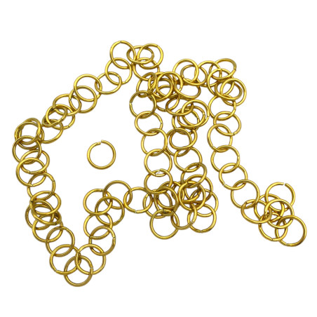 DORADO 1.0*8MM SOBRE X 80 UNIDADES APROX. EN TIRA ARGOLLAS DE UNION