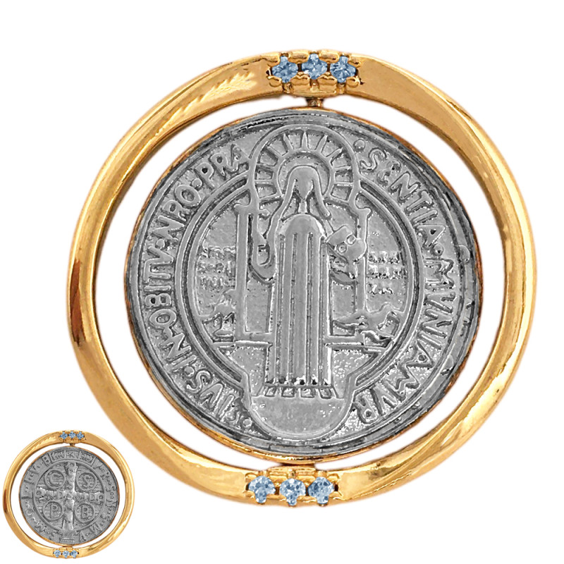 GIRATORIO SAN BENITO C/ ARO DORADO TODO BRONCE DIJE