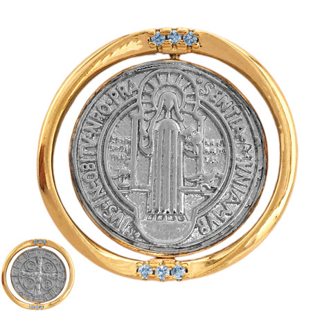 GIRATORIO SAN BENITO C/ ARO DORADO TODO BRONCE DIJE