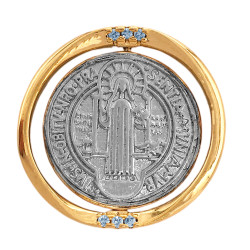 GIRATORIO SAN BENITO C/ ARO DORADO TODO BRONCE DIJE