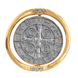 GIRATORIO SAN BENITO C/ ARO DORADO TODO BRONCE DIJE