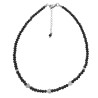 NEGRO CORAZONES REGULABLE 37+6CM TIPO CHOKER GARGANTILLA COLLAR