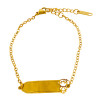 DORADO NENA P/ GRABAR ESPEJO 16+4CM IDENTIFICACION PULSERA