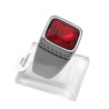 ROJO REPURGE PIEDRA GRANDE FACETADA SELLO HOMBRE ANILLO