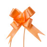 15*250MM ANARANJADO C/ CORAZONES PAQUETE x10 UNIDADES MOÑO DE REGALO