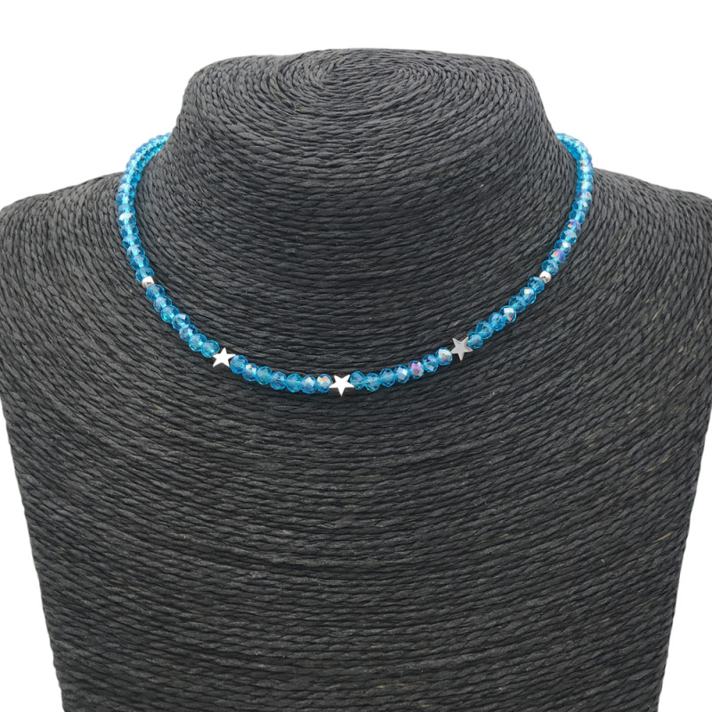 CELESTE AB ESTRELLAS REGULABLE 37+6CM TIPO CHOKER GARGANTILLA COLLAR