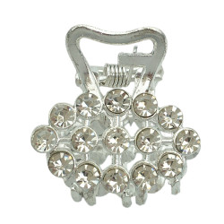 PACK X12 BROCHES 6 MODELOS C/ CIRCULOS DE STRASS CRISTAL Y CRISTAL AB SURTIDOS TIPO COCODRILO