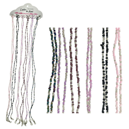 ROSAS VERDE Y NEGRO X6 COLORES SURTIDOS CORREA SUJETA LENTES