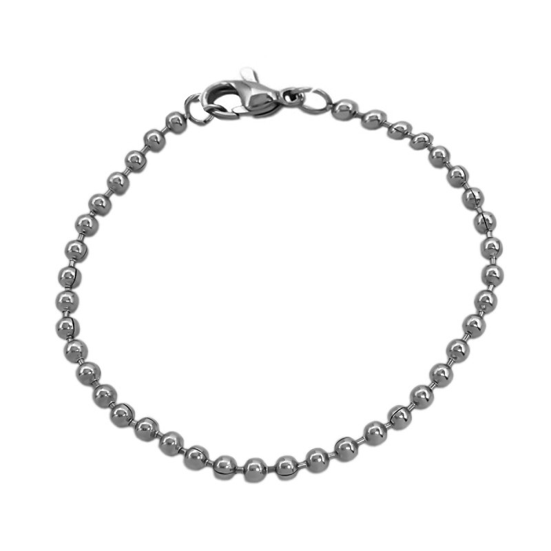 BOLITAS 3.0 (3MM) - 19CM C/ MOSQUETON PULSERA