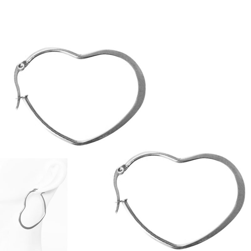 CORAZON CHATO 25 MM ARGOLLA CIERRE ITALIANO ARO