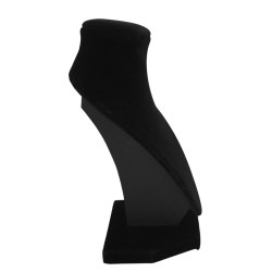 NEGRO CHICO EXHIBIDOR BUSTO C/ PIE ITEM:WH0010 FORRADO EN CUERINA