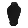 NEGRO CHICO EXHIBIDOR BUSTO C/ PIE ITEM:WH0010 FORRADO EN CUERINA