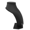 NEGRO GRANDE EXHIBIDOR BUSTO C/ PIE ITEM:WH0041 FORRADO EN CUERINA