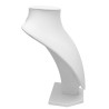 BLANCO GRANDE EXHIBIDOR BUSTO C/ PIE ITEM:WH0039 FORRADO EN CUERINA
