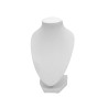BLANCO CHICO EXHIBIDOR BUSTO C/ PIE ITEM:WH0012 FORRADO EN CUERINA