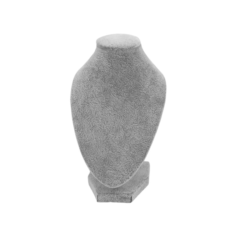 GRIS CHICO EXHIBIDOR BUSTO C/ PIE ITEM:WH00101 FORRADO EN CUERINA