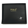 NEGRO C/ JUGADOR DE POLO BILLETERA HOMBRE CLASICA URBANA EN CAJA