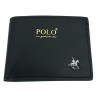 NEGRO C/ JUGADOR DE POLO BILLETERA HOMBRE CLASICA URBANA EN CAJA