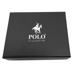 NEGRO BILLETERA HOMBRE CLASICA URBANA EN CAJA