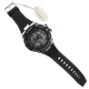 CROMADO C/ NEGRO DEPORTIVO CUADRANTE GRANDE RELOJ