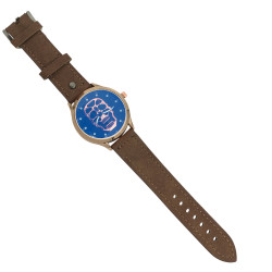 MARRON CALAVERA RELOJ
