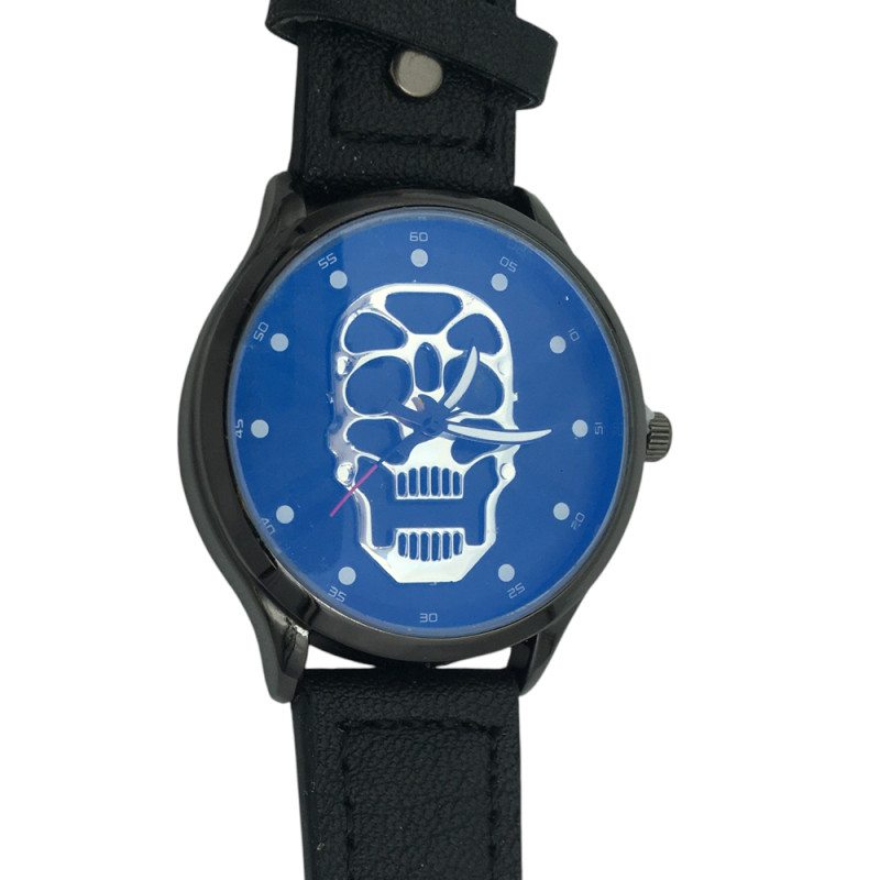NEGRO CALAVERA RELOJ