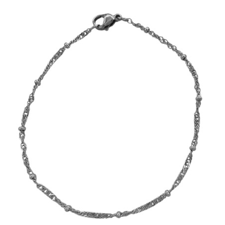 GROUMET LIMADA GIRADA C/ BOLITAS 19CM PULSERA