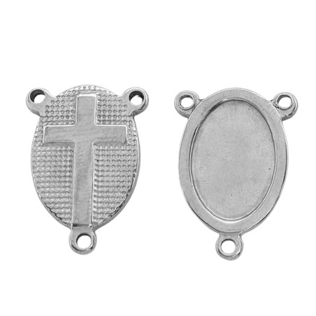 CENTRO ROSARIO CRUZ EN RELIEVE SE PUEDE GRABAR DE ATRAS DIJE