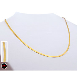 DORADO CINTA PLANA 0.5 (2.5MM) - 48CM CADENA