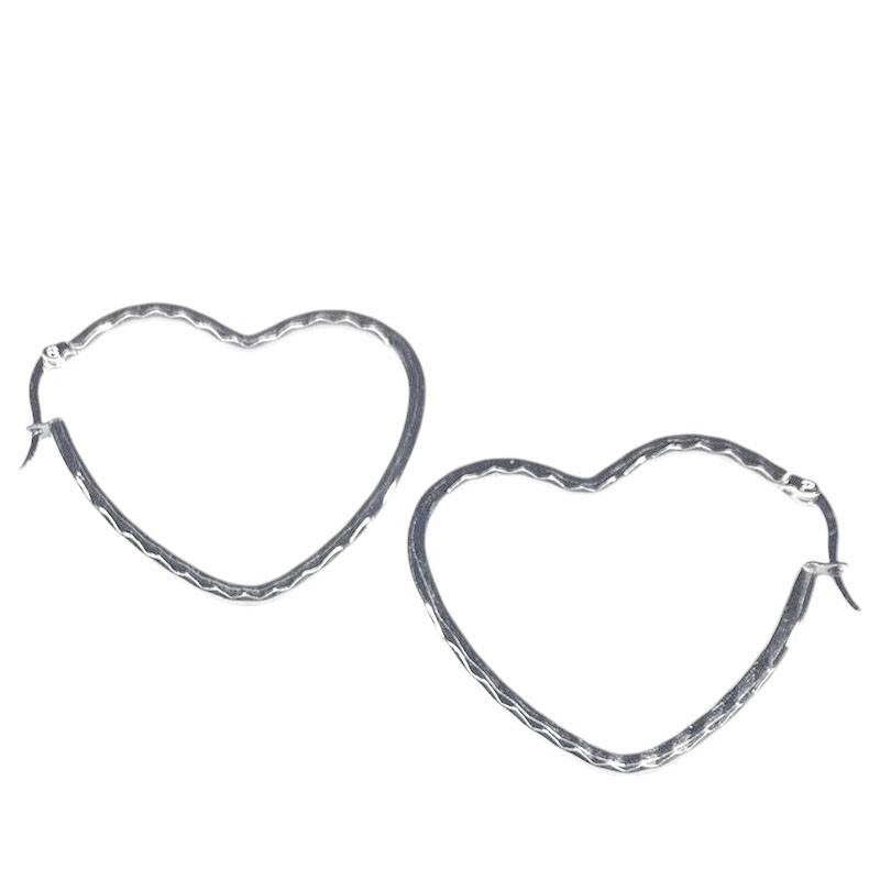 ARGOLLA CORAZON ESTRIADO 40mm ARO