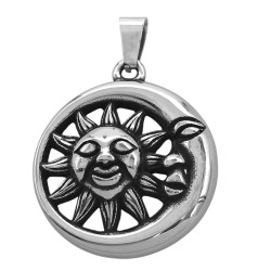 CARAS DE SOL Y LUN 3D DIJE