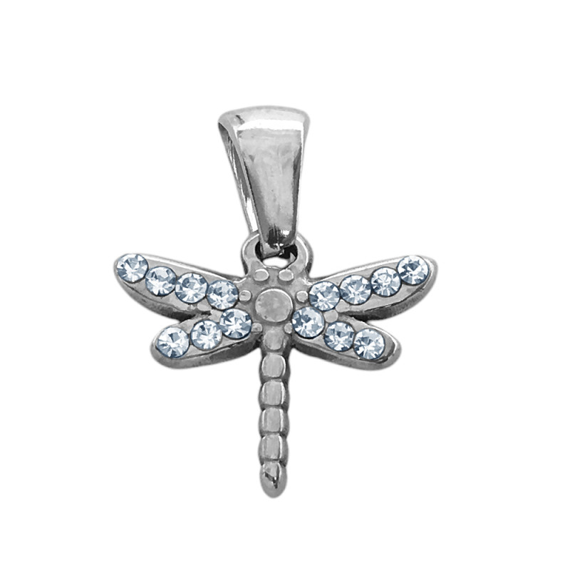 LIBELULA C/ STRASS EN LAS ALAS DIJE