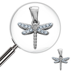 LIBELULA C/ STRASS EN LAS ALAS DIJE