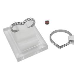 CAJA X36 ANILLOS V BRILLANTE (TALLES 16-17-18-18-19-20) ANILLO