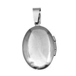 RELICARIO OVALADO 16.5*21MM C/ RELIEVES AL BORDE DIJE