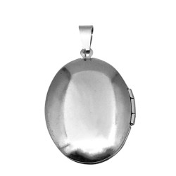 RELICARIO OVALADO 23*30MM C/ RELIEVES AL CENTRO Y BORDE DIJE