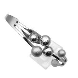 PREMIUM ESCLAVA SEIS BOLITAS BRILLANTES Y TEXTURADAS PULSERA