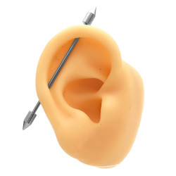 BLISTER X12 BARRAS PUNTA ANCHA LARGAS 55MM SURTIDAS C:12A PIERCING