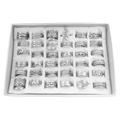 CAJA x36 ABIERTOS DISEÑOS SURTIDOS!!! N:007 ANILLO